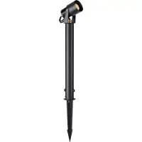Markslöjd Tuin 24 prikspot 6 Watt Spotlight, dimbaar, zwart, Aluminium, Modern