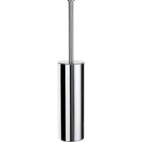 Smedbo Outline Lite Toiletborstelhouder Rond Gepolijst RVS - Messing - Accessoires, Toilet accessoires, Toiletborstelhouders - 7391447041699