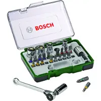 Bosch Accesorios 27-delige ratelset en Schroevendraaier - 2607017160