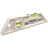 Stabila Waterpas, kunststof, maatverdeling 25cm - 06901
