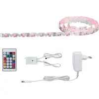 Paulmann FlexLED 3D Set RGB, 150 cm FlexLED, dimbaar, wit / opaal, Woon-/ Eetkamer, Kunststof, Modern