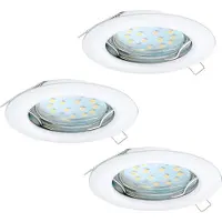 Eglo 3x Eglo Inbouwspot Peneto Wit 94235