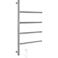 Smedbo Dry Elektrische Handdoekwarmer Met 4 Draaibare Armen 77,7cm Fk717 Gepolijst RVS - Verwarming, Radiatoren, Elektrische Radiatoren - 7391447086577