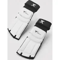 JCalicu Taekwondo-voetbeschermers | WT-goedgekeurd | Wit (Maat: XS)