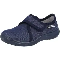 Beck Huisschoenen blauw denim