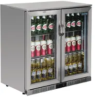 Polar 2-Deurs Barkoeling met Klapdeuren | RVS | 208L (90 tot 150 cm)