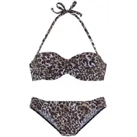 LASCANA Bikini bruin / zwart / natuurwit