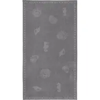 Seahorse Strandlaken Shells Grey 100x200