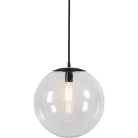 QAZQA Smart hanglamp transparant 35 cm incl. WiFi A60 - Pallon