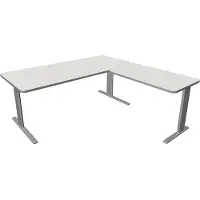 Kerkmann Büromöbelfabrik Hoekbureau Unic comfort wit 180x180cm