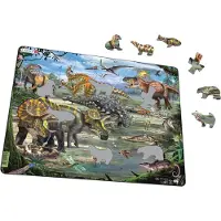Larsen Puzzles puzzle Puzzle Maxi Dinosauriërs65 pièces