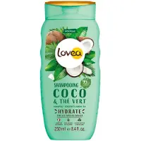 Lovea 6x Kokos en Groene Thee Shampoo 250 ml