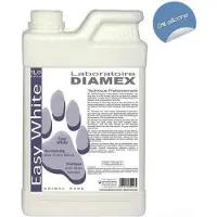 DIAMEX Shampoo Easy White - zilvershampoo - hondenshampoo voor witte vachten - 1liter - verdunning 1:8