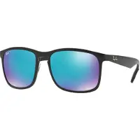 Ray-Ban Zonnebril RB4264 601SA1 Mat Zwart Blauw Flits Gepolariseerd Chromantie