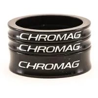 Chromag Headset spacer kit, zwart 2022 Hardware & Overige onderdelen