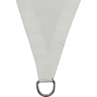 Living Outdoor Livn Schaduwdoek Como polyester vierkant 5m wit - 100% UV-bescherming - Dikte doek: 160 gr/m2 - Inclusief bevestigingskoord en RVS bevestigingsringen