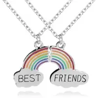 LGT JWLS BFF Ketting LGT Jewels Best Friends Regenboog