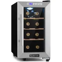 Klarstein Reserva 8 Uno wijnkoelkast 23 liter 8 flessen 11-18 °C 26 dB rvs