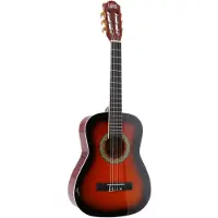Lapaz 002 SB 1/2 klassieke gitaar sunburst