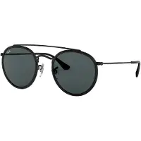Ray-Ban Round Double Bridge RB3647N Black / Grey