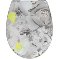 Mueller Toza Bloom softclose toiletzitting met Quick-Release