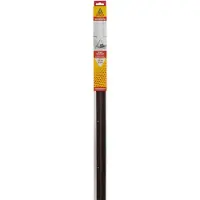 Deltafix Dorpelstrip borstel schroef brn 1,1m