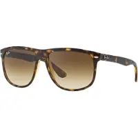 Ray-Ban - Merken - Boyfriend Light Havana Light Brown Gradient voor Unisex van Nylon - Bruin
