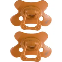 Difrax Dental Fopspeen - 12+ Maanden - Oranje - 2 stuks unisex