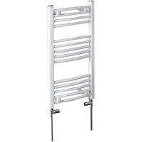 Eastbrook Wendover gebogen handdoekradiator 75x60cm 314W wit glans