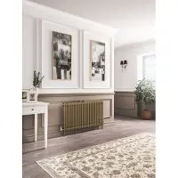 Eastbrook Rivassa 2 koloms radiator 115x60cm staal 1573W brons
