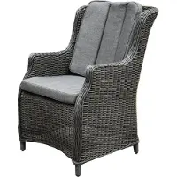 AVH-Collectie Darwin deluxe premium dining tuinstoel antraciet