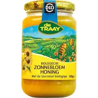 De Traay Zonnebloemhoning creme eko bio (450g)