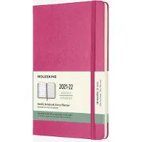 Moleskine 18 Maanden Agenda - 2021/22 - Wekelijks - Large - Hardcover - Bougainvillea Roze