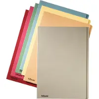 Esselte inlegmap van dossierkarton met 10 mm overslag folio geel (100 stuks)