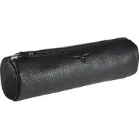 Maverick SARATOGA Leren Pennenetui rond - ritssluiting - zwart