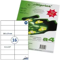 Capture Etiketten , 89117, 105x37mm, 16 op een vel
