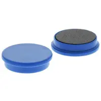 Smit Visual Whiteboard Magneten 30 mm - Blauw - 10 Stuks