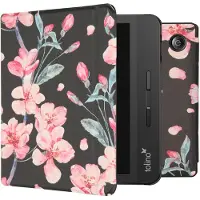IMoshion Design Slim Hard Case Sleepcover met stand voor de Tolino Vision 5 - Blossom Watercolor Black
