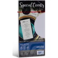 Favini Majestic White – 20 Metallic Enveloppen – 170 × 170 mm – Parelmoer Wit – Luxe Envelop voor Uitnodigingen & Kaarten – FSC – Made in Italy