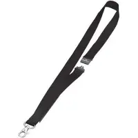 Durable Textielkoord met veiligheidsslot 20 mm breed, zwart (pak 10 stuks)