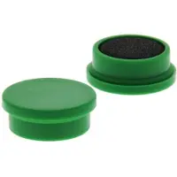Smit Visual Whiteboard Magneten 25 mm - Groen - 10 Stuks