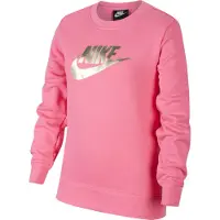 Nike Graphic Logo Zwart Lange Mouw French Terry Crew Kindersweaters CU8518 010