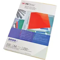 GBC Chroom A4 Omslag Met Lijmrug 250g 100 Eenheden