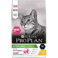 Purina Pro Plan 4x Kattenvoer Droog Adult Sterilised Delicate Digest Kip 3 Kg
