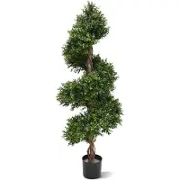 Maxifleur Kunstplanten UV bestendige Kunstbuxus Deluxe Spiraal 140 cm
