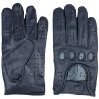 Swift racing leren handschoenen blauw
