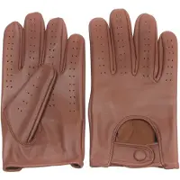 Swift retro racing leren handschoenen nappa bruin