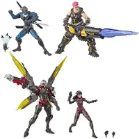 Hasbro Overwatch, Actiefiguren - Genji, Zarya, Pharah, D.Va