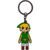 Difuzed Zelda - Link with Moveable Head Metal Keychain