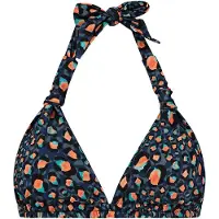 Shiwi Ladies Leopard Spot Bibi Trangle Top Poseidon Blue Maat: 36 | Bikini's Outlet | Dames | Blauw